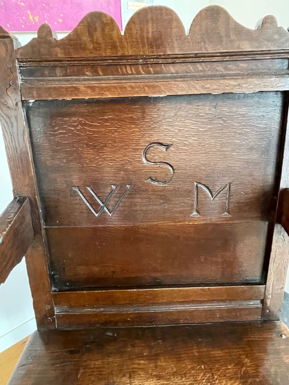Sedie: Wainscot Chair England Eiche Antik um 1640 – Usato da Wollerau venduto da ruge2 3