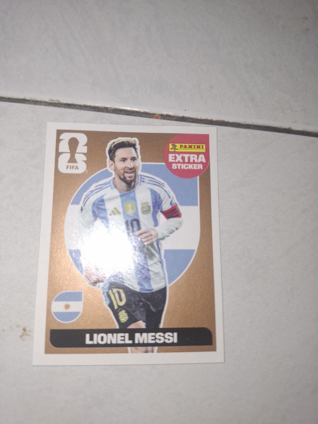 Panini Carte collezionabili: Gold Extra sticker Messi – Nuovo (secondo la descrizione) da Schocherswil venduto da kap_mdx5