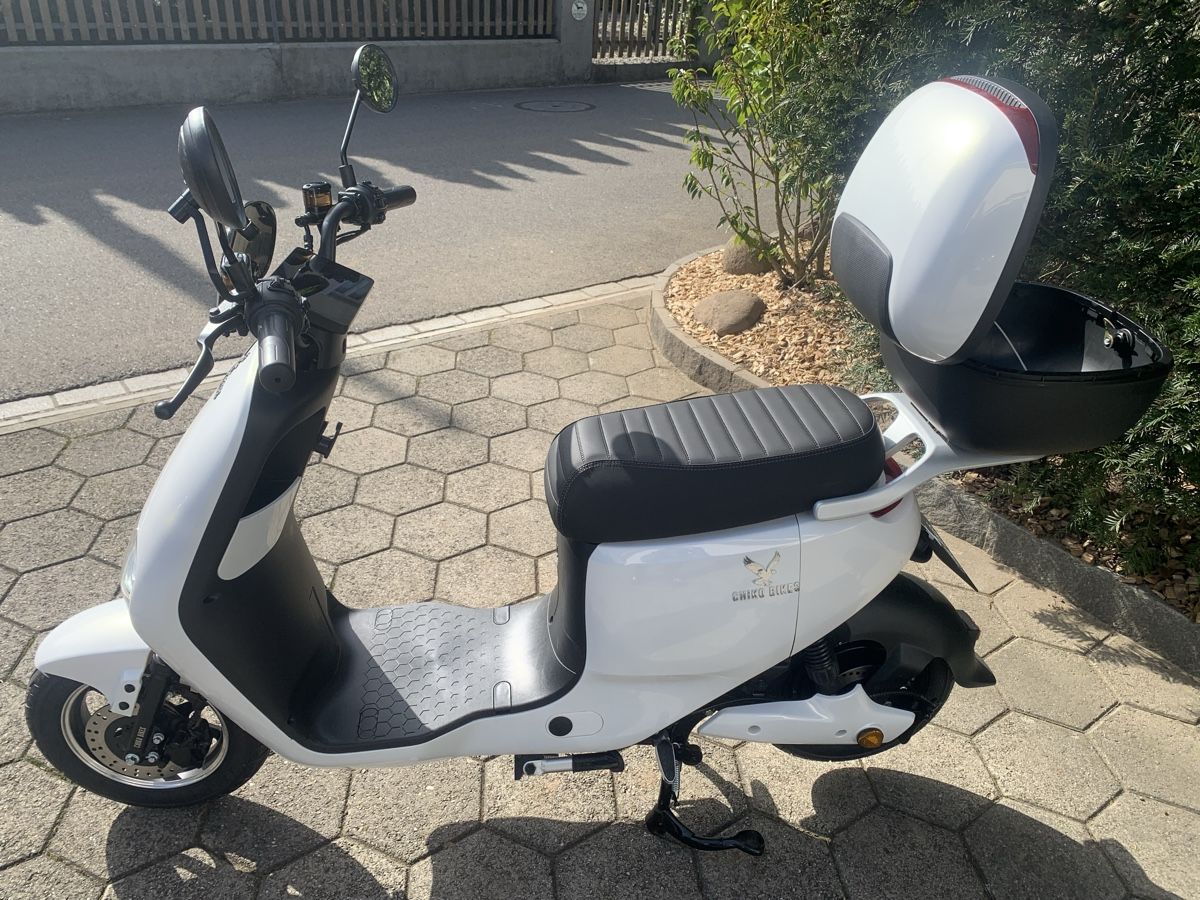 Citycoco Scooter: Elektro Scooter weiss/schwarz NEU 50 oder 25 km/h – Nuovo (secondo la descrizione) da Staufen venduto da Bilancia06