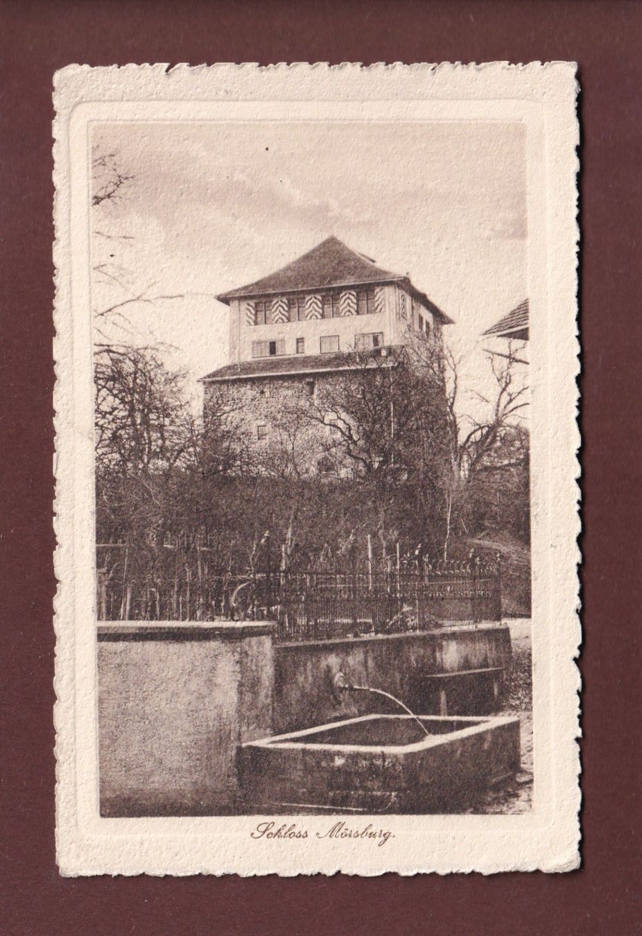 Ansichtskarten: SCHLOSS MÖRSBURG – Gebraucht aus Pully von nicecards