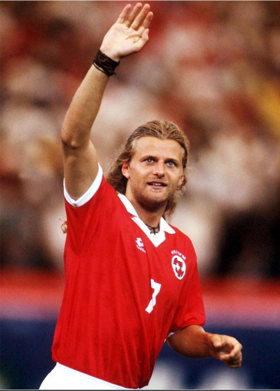 Schweizer Nati Leibchen & Hosen: Alain Sutter / Schweiz 1992 Heimtrikot – Gebraucht aus Suhr von SariLacivert1907 3