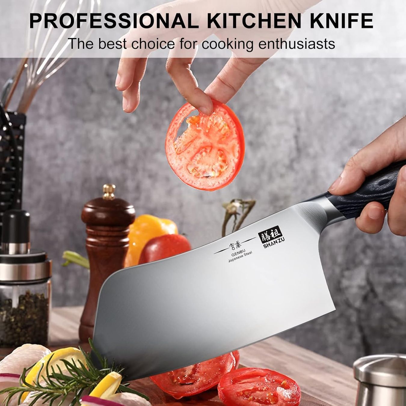 Coltelli da cucina: Kochmesser, 18cm Scharfes Küchemesser Hackmesser – Nuovo e nell'imballaggio originale da Oberentfelden venduto da abz_l7vm 5