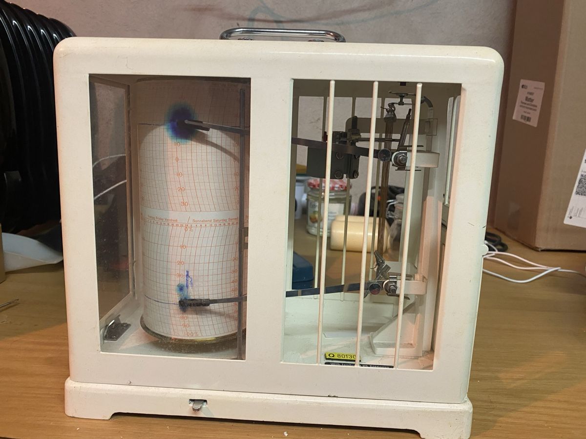 Misurare: Thermo-Hygrograph Vintage – Usato da Schönenwerd venduto da Tmani