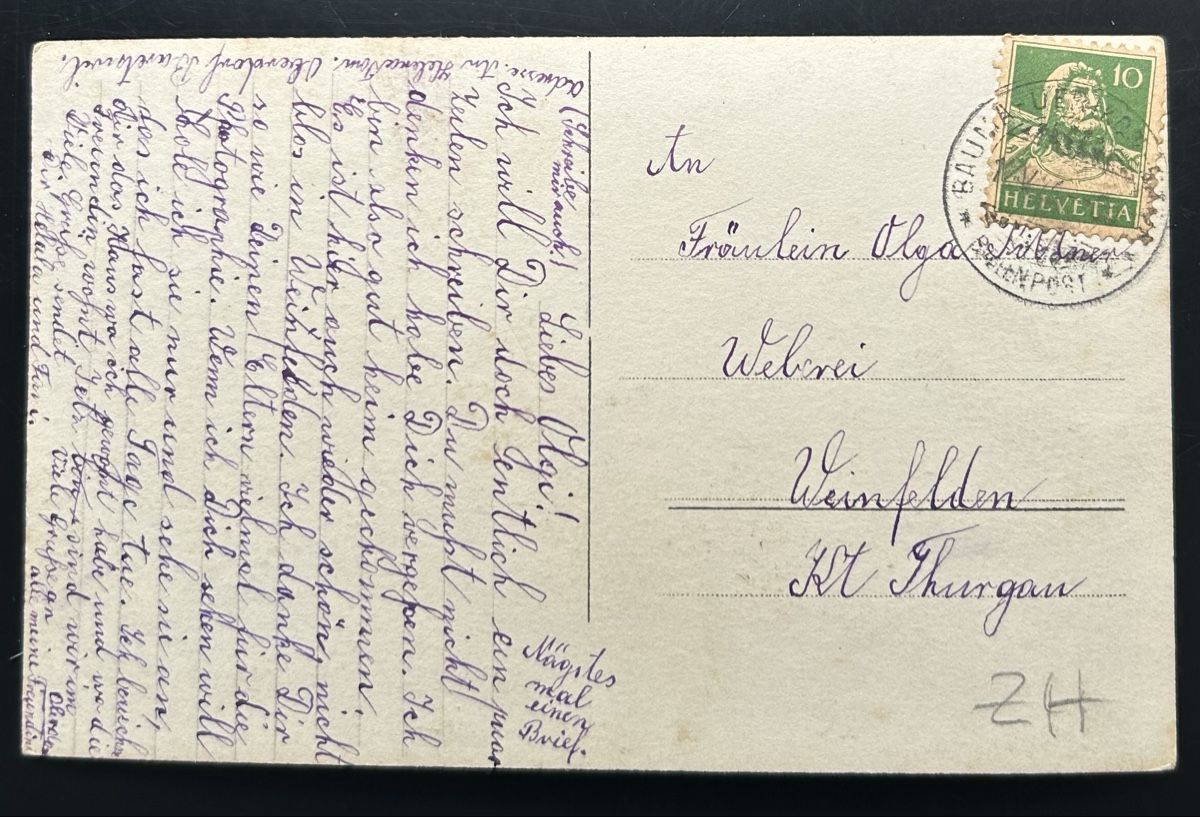 Cartoline postali: Fotokarte Bäretswil  – Usato da Horw venduto da Tellbub 1