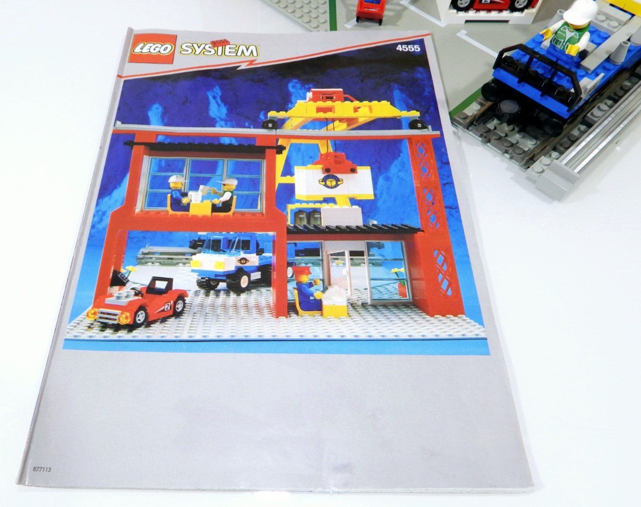 Lego Baukästen: LEGO 9 VOLT EISENBAHN 4555 VERLADESTATION MIT WAGON – Gebraucht aus Turbenthal von Ddanuh 7