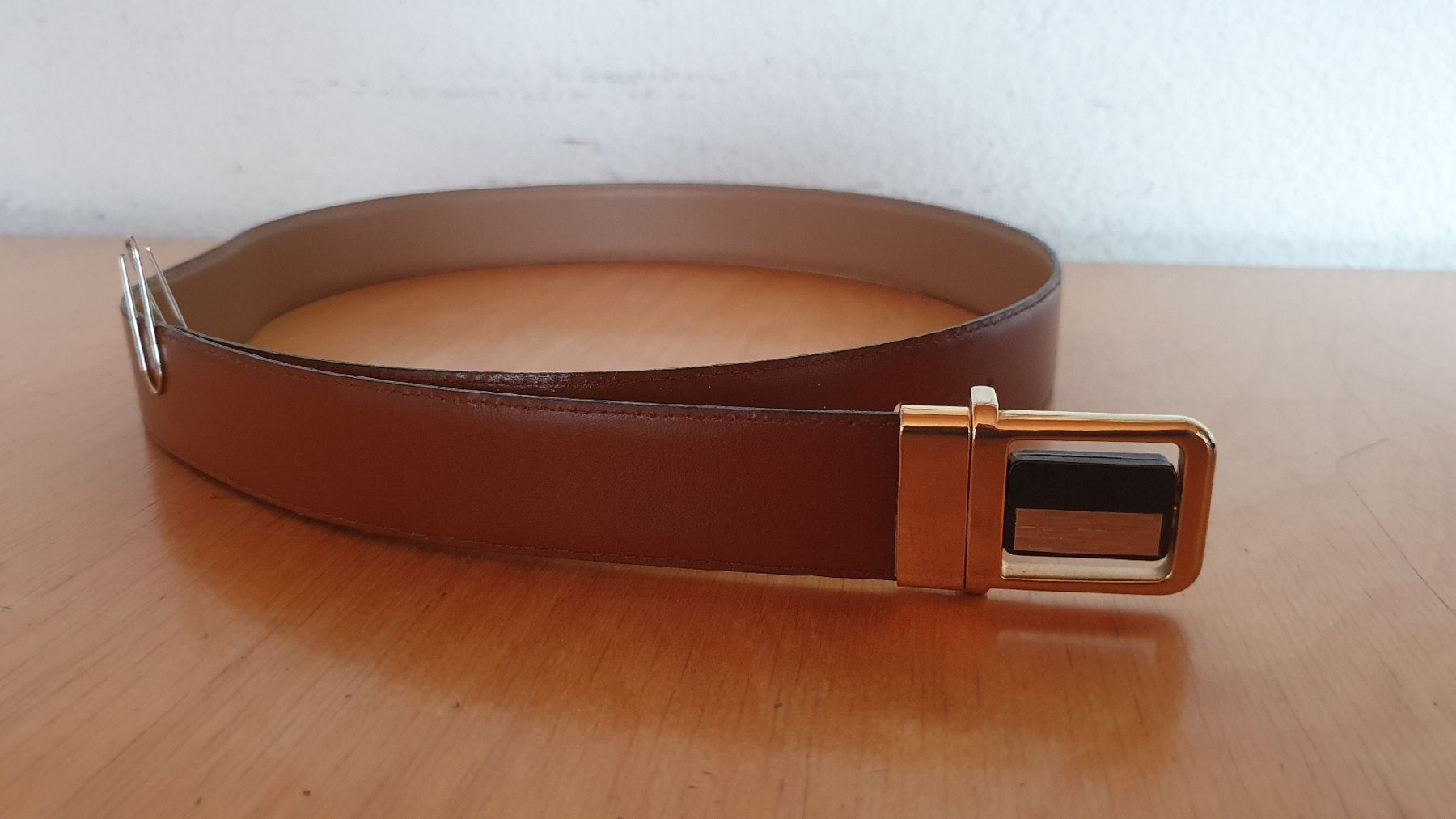 Gürtel: Herrengurt, doubleface beige/mokkabraun – Gebraucht aus Zürich von hei_6yvn 1