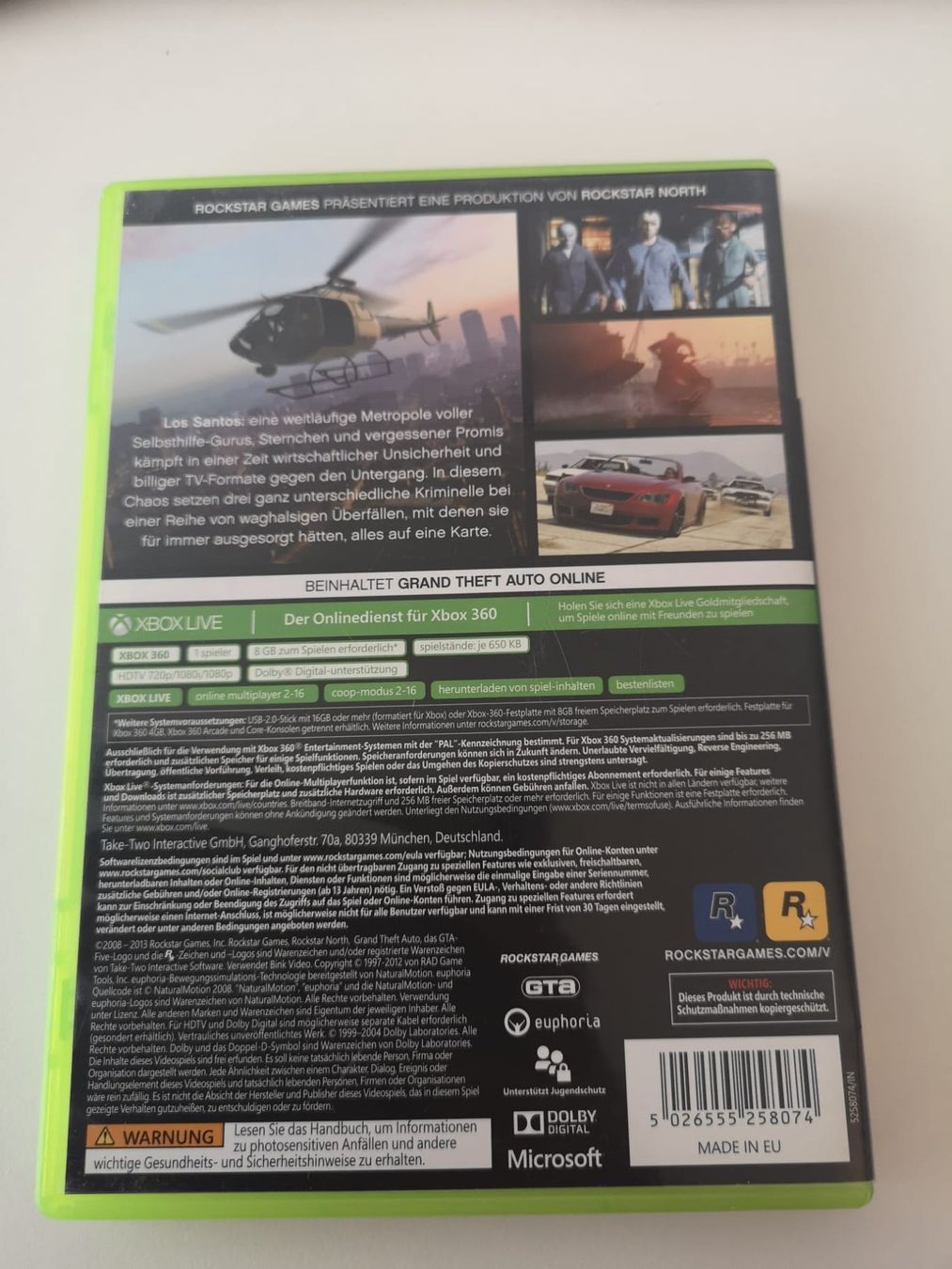 Giochi: Grand Theft Auto Five (XBOX 360) – Usato da Herisau venduto da Seyashop1 2