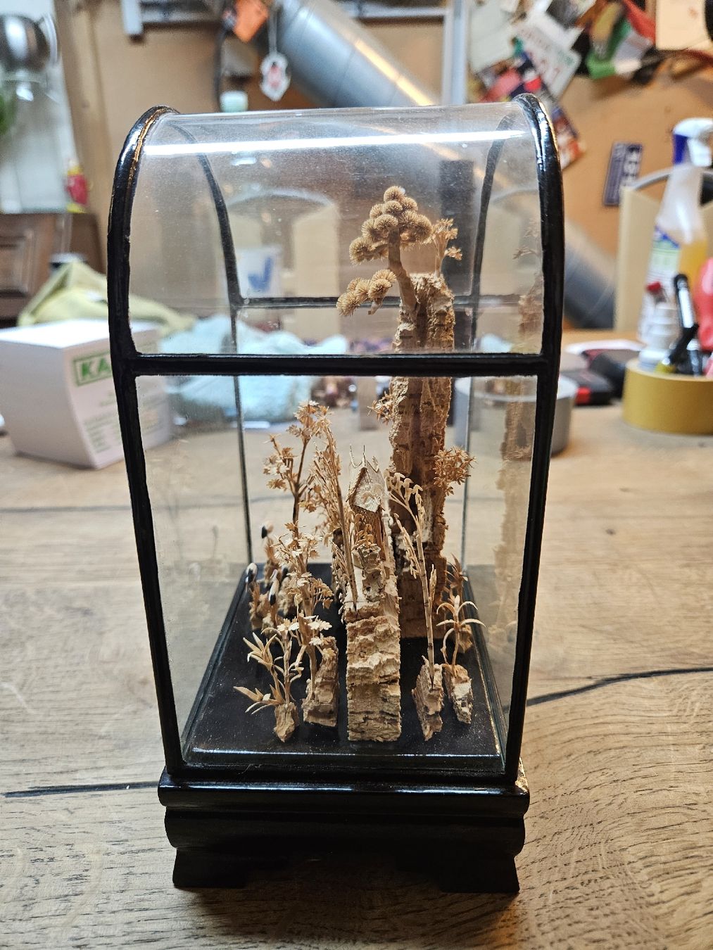 Modellbausätze & Standmodelle: Miniature garten diorama mit glaskuppel (V)  – Gebraucht aus Rorschach von TimelessTrading 3