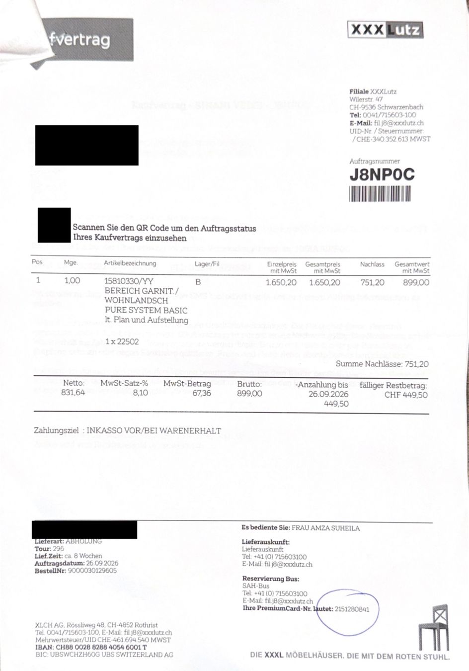 Sofas: Modernes Sofa in Hellgrau neu & originalverpackt – Neu und originalverpackt aus Oberuzwil von ass_jwk9 1