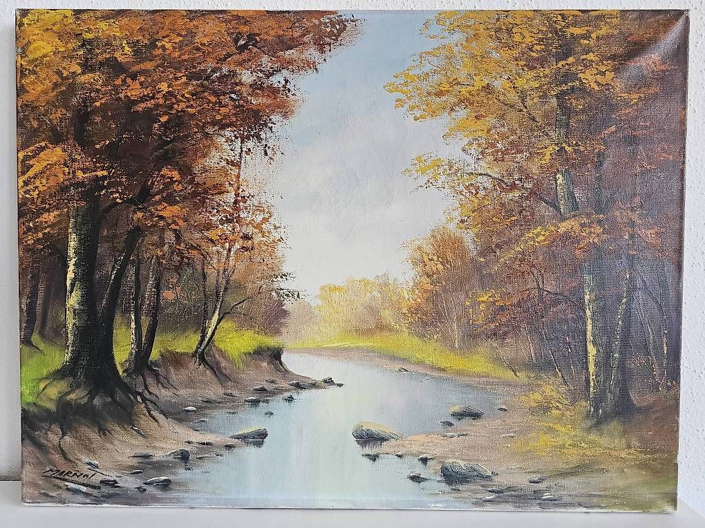 Gemälde: À vendre tableau paysage – Gebraucht aus Morges von Birriba