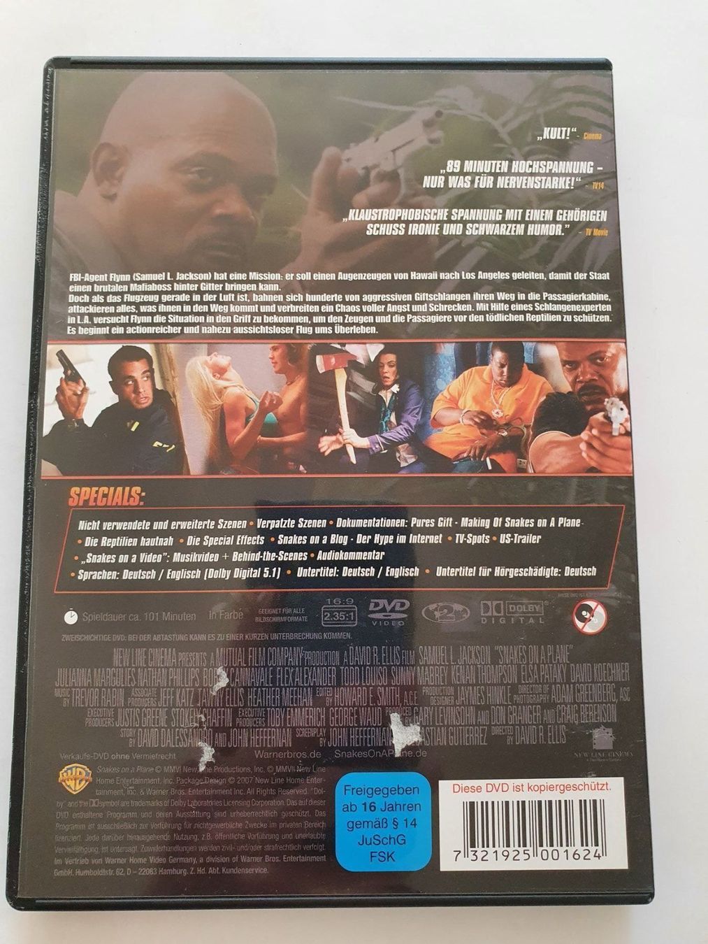 Alle DVDs: Snakes on a plane (Samuel L. Jackson) – Gebraucht aus Oberdorf BL von BaldenEagle 1