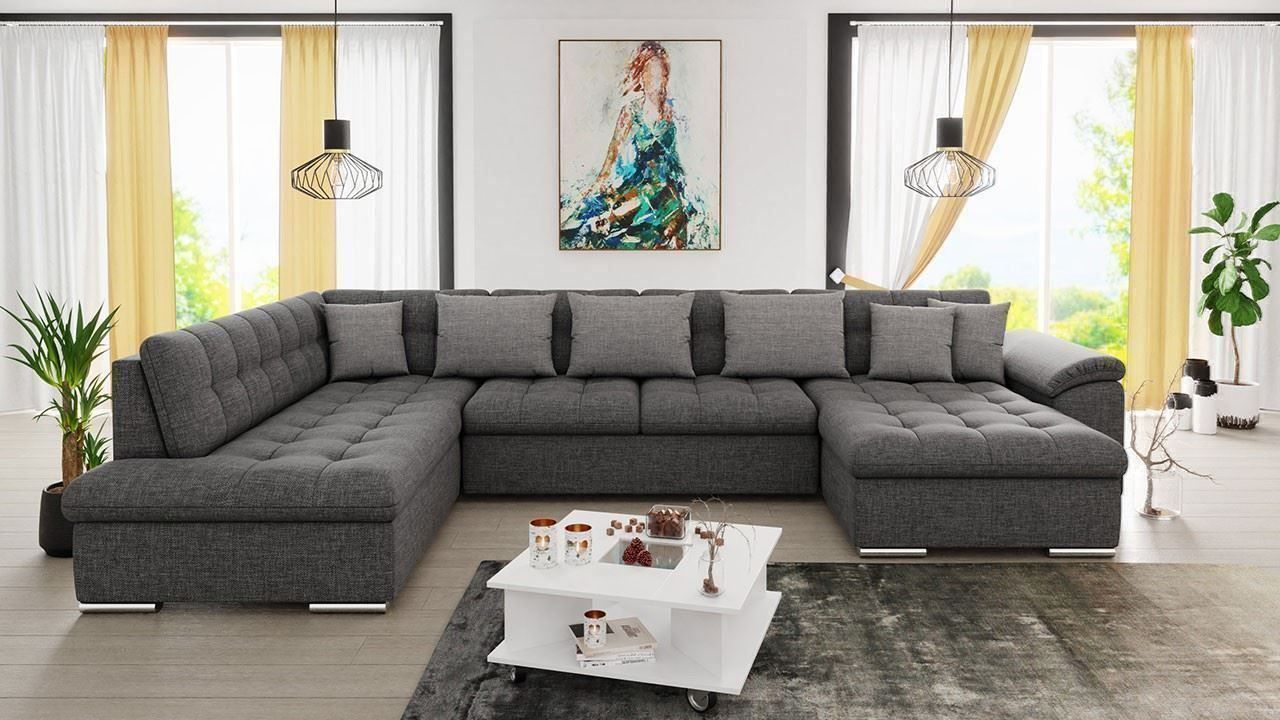 Sofas: Wohnlandschaft Couch mit Bettkasten und Schlaffunktion – Neu und originalverpackt aus Wallenwil von toesstal-vertrieb 4
