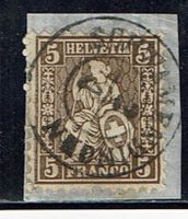 Frag. helvetia assise 30 + 31 oblit. Schwamendingen+Oerlikon