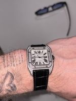 Cartier Santos 100 | Natural Diamonds