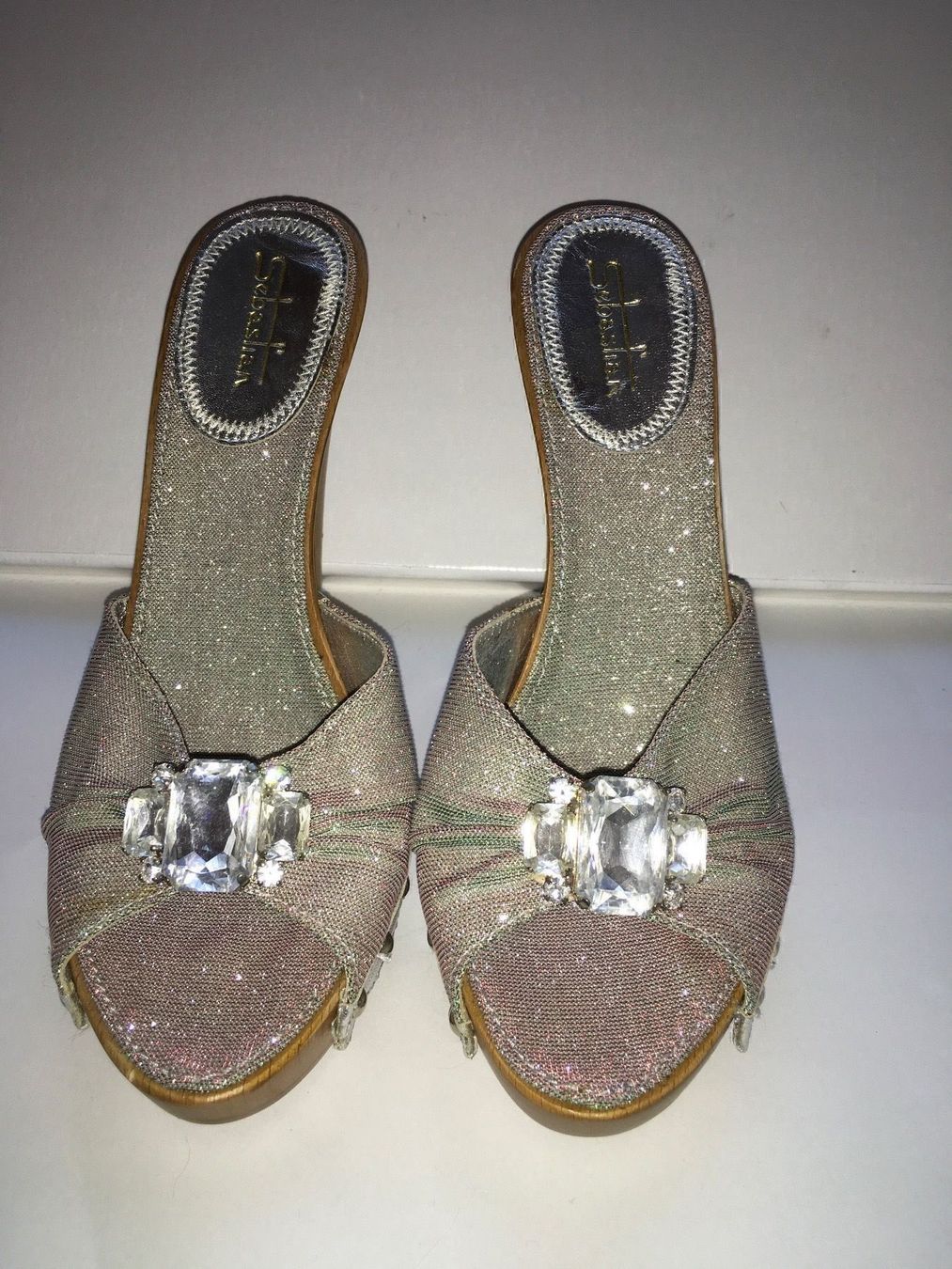 Damenschuhe: Sebastian Pumps /Sandaletten 38 silber – Neu (gemäss Beschreibung) aus Zug von smile060 1