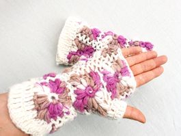 HANDSCHUHE STRICKWARE HÄKELEI GUDRUN SJÖDEN TOP ZU SCHAL