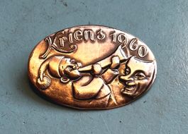 Fasnachtsplakette Kriens 1960 Silber, Krienser
