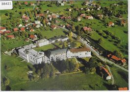 Flugaufnahme Spital Grabs im Rheintal SG