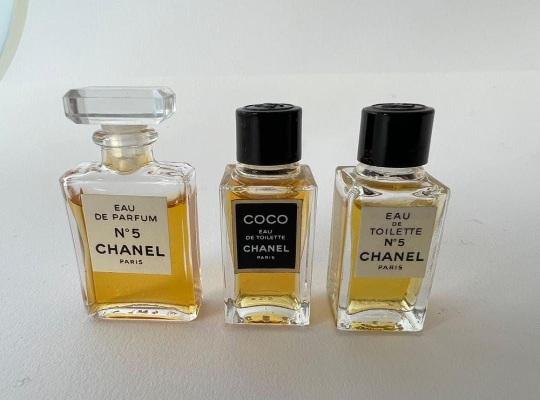Chanel Parfum & Eau de Toilette: 3x Parfum / Miniatures CHANEL – Gebraucht aus Kestenholz von Porsche117