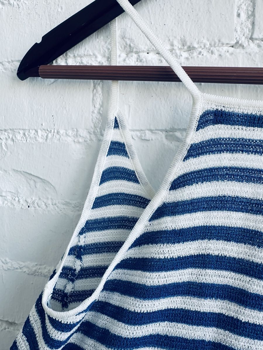 Mango Tops: Strick-Top mit Streifenmuster von Mango / Gr. XS – Gebraucht aus Bern von Fraeuleinhonig 6