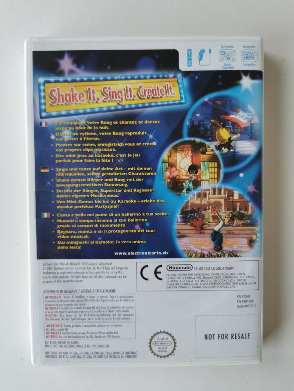 Nintendo Giochi: Wii - Boogie – Usato da Lenzburg venduto da eyworld 2
