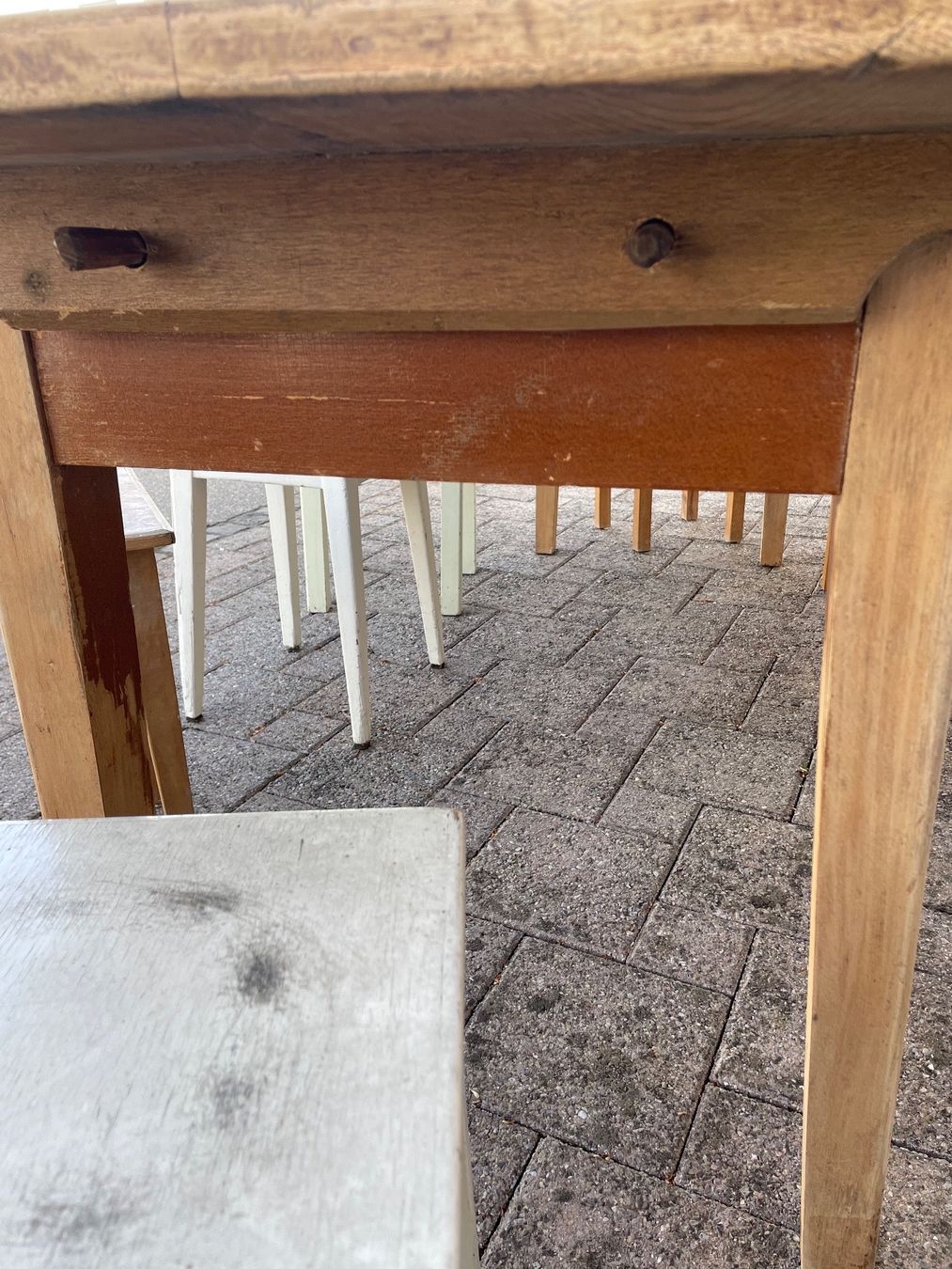 Tavoli: Beizentisch 224cm x63cm Tisch alt – Usato da Sirnach venduto da dasrosahaus 3