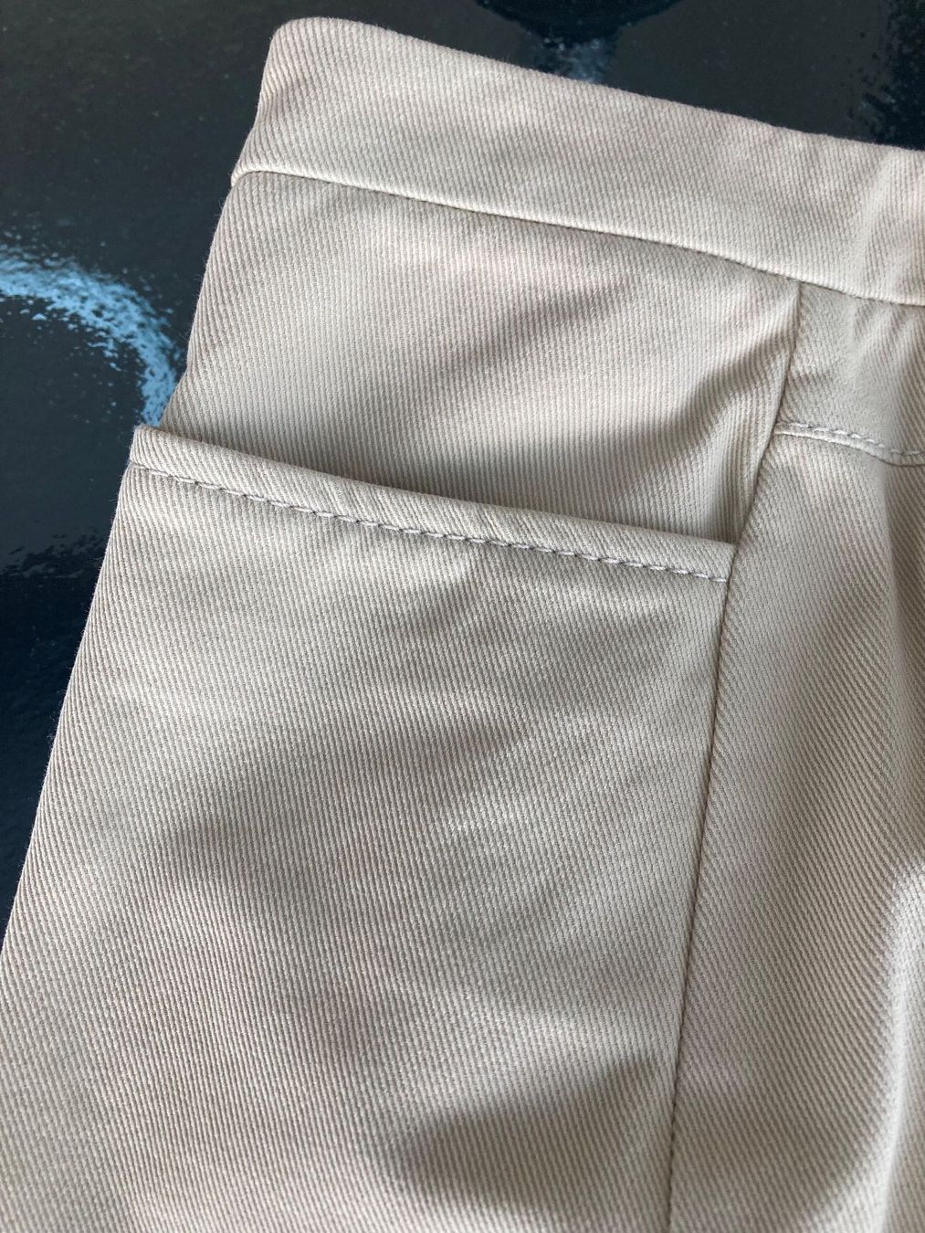 Loro Piana Pantaloni: Wunderbare Loro Piana Sommerhose, IT40, Baumwolle, sand hell – Usato da Zürich venduto da elegantissima 3