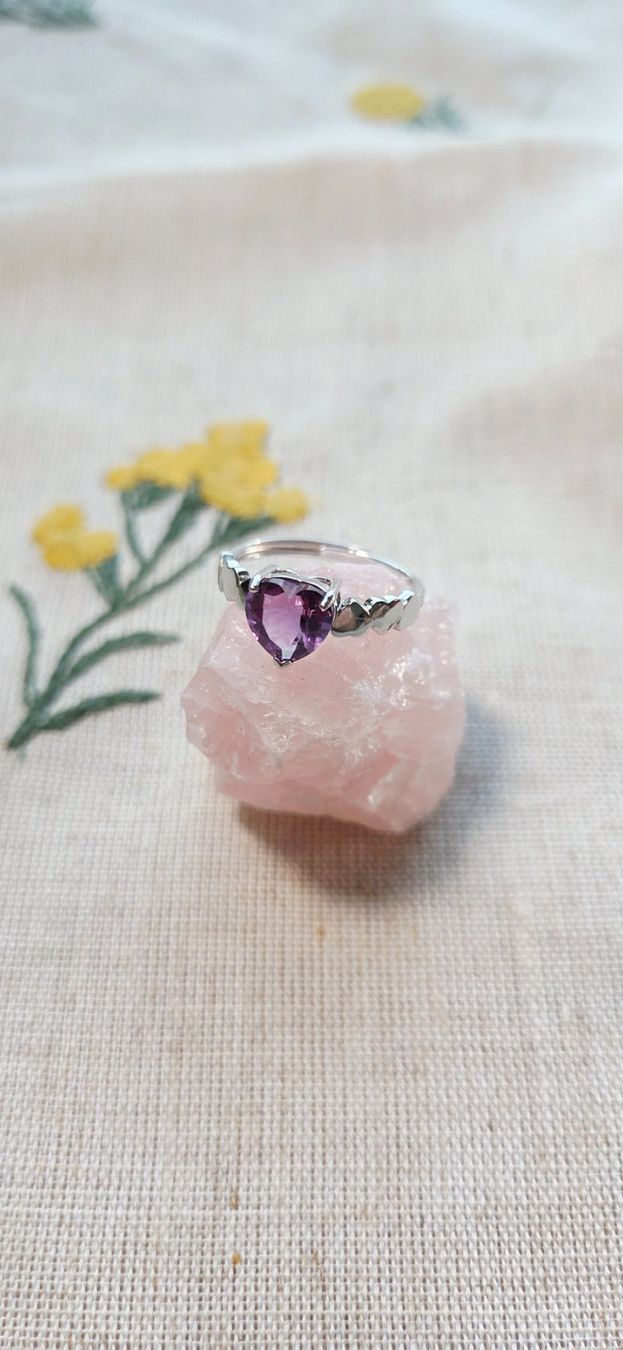 Ringe: NEW - S925 Amethyst Ring (Adjustable) – Neu (gemäss Beschreibung) aus Zürich von cin_wcf6 2