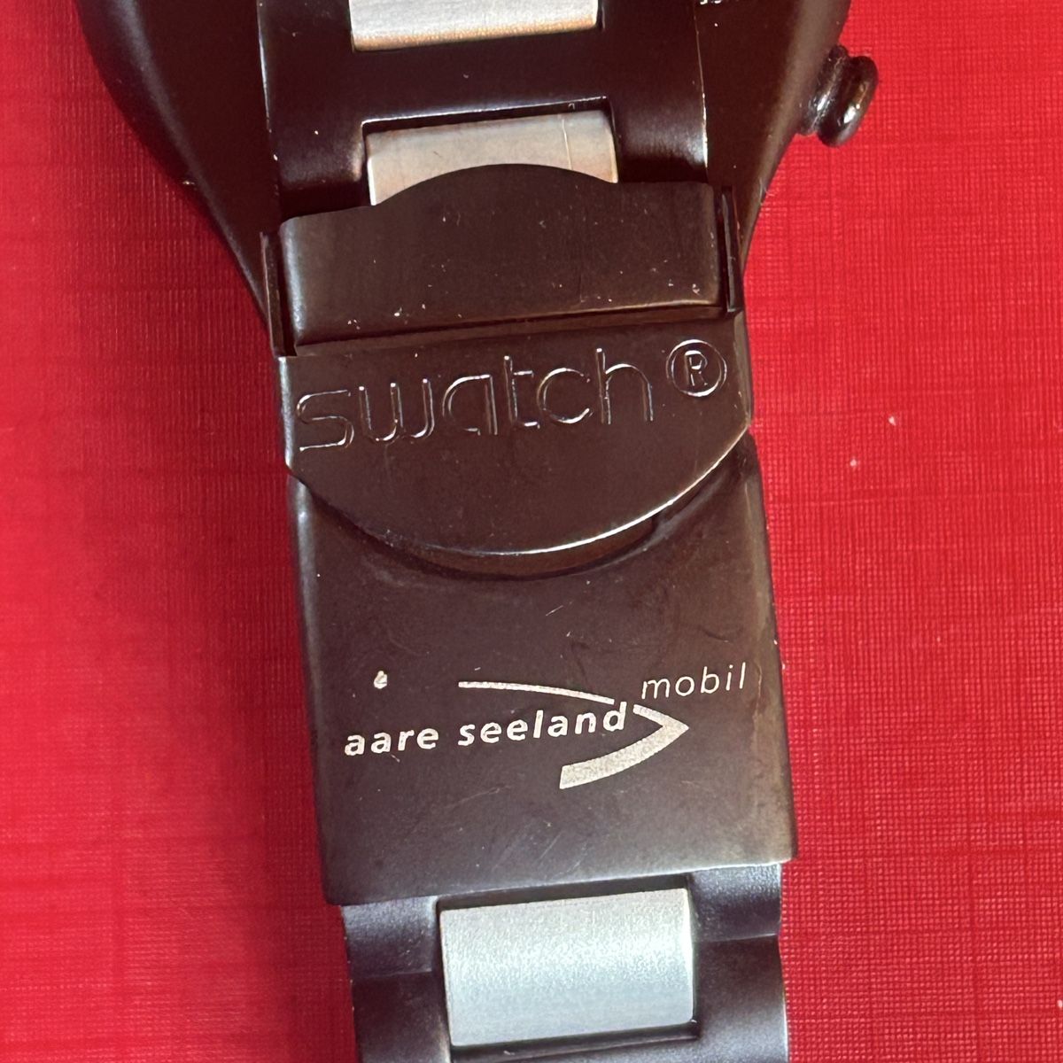 Swatch Orologi: Swatch Uhr  Chronograph Schwarz! – Usato da Laufen venduto da Bellavitaboom 6