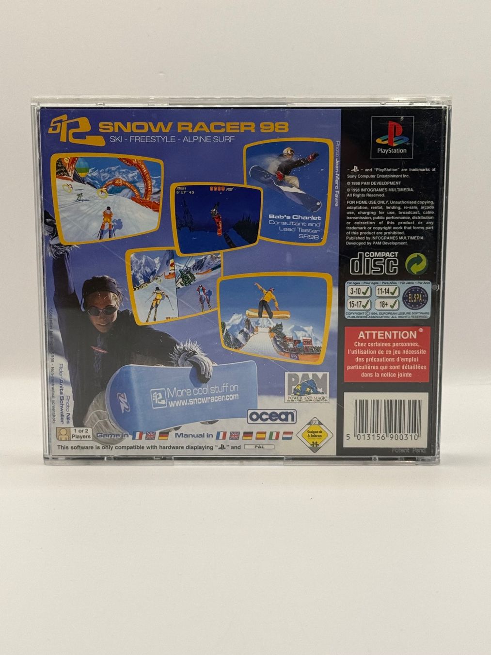 Giochi: Snow Racer 98  -  Playstation 1 - OVP – Usato da Dietikon venduto da gab_qz7y 1