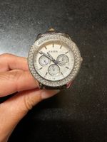 Fossil Damenuhr mit Zirkonia guter Zustand