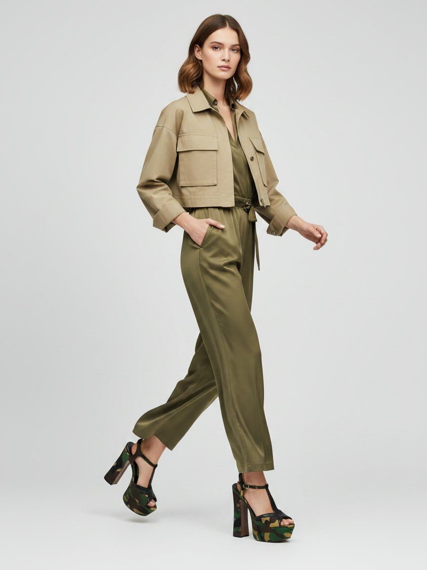 Scarpe da donna: L'Autre Chose Camouflage T-Strap Platform EU 35 – Usato da Zürich venduto da shoe_shop 1