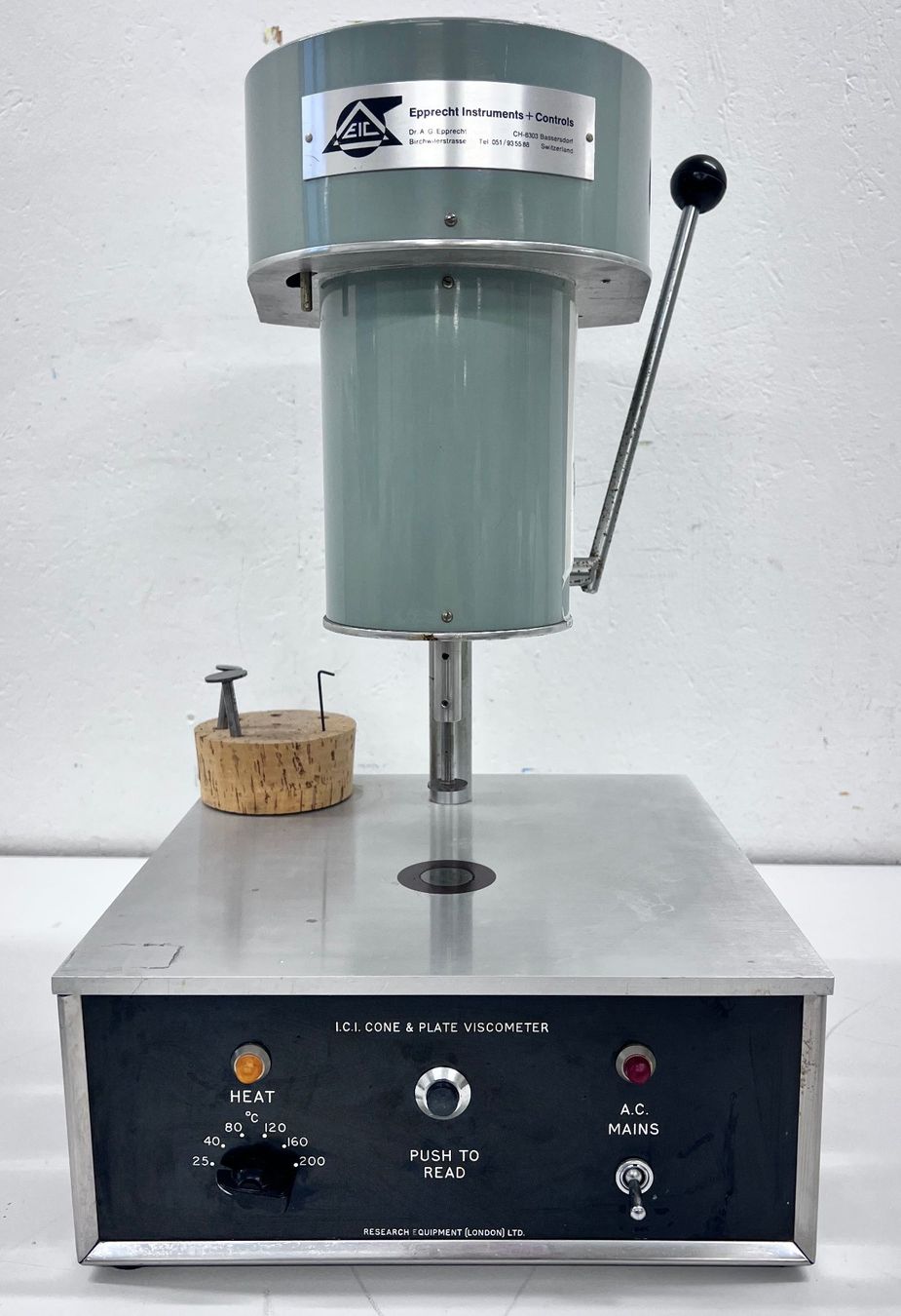 Accessori da laboratorio: ICI Cone & Plate Viscometer – Usato da Niederdorf venduto da LeptonAG_Labor 1