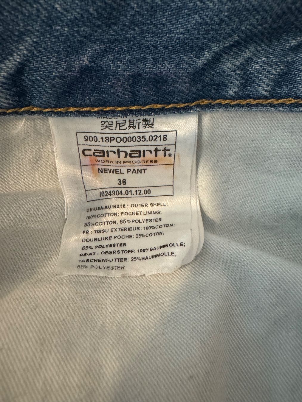 Carhartt Jeans: Carhartt Newel Pant – Usato da Zürich venduto da sell_my_stuff 3