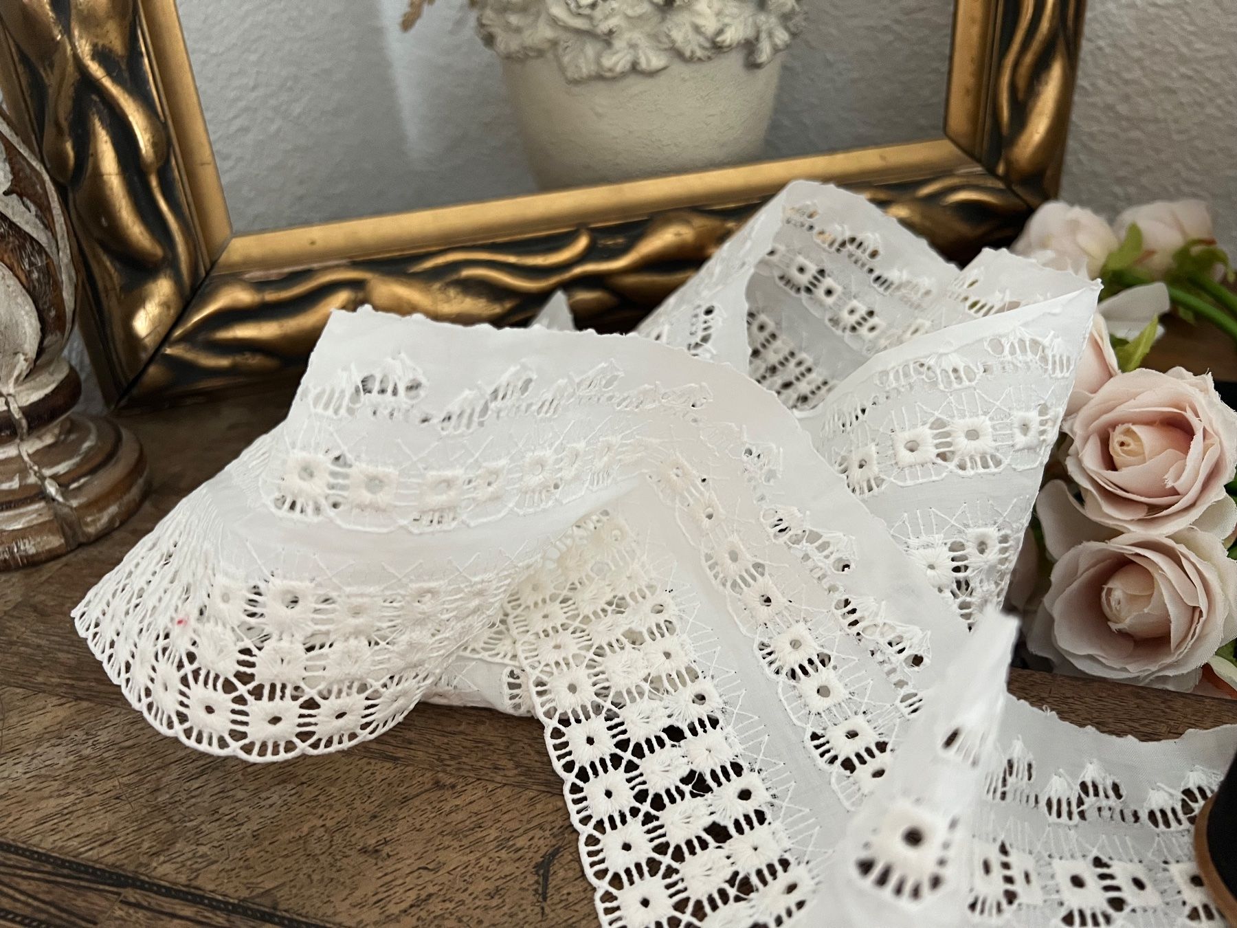 Tessuti: Alte, antike St.Galler Spitzen - Shabby – Nuovo (secondo la descrizione) da Walzenhausen venduto da Cerna007 2