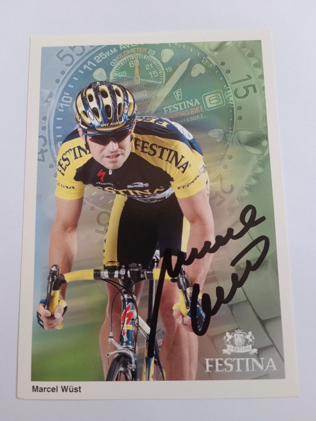 Autografi: Marcel Wüst - Rad - handsigniert – Usato da Menziken venduto da Autogramme