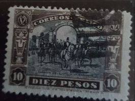 MEXIKO 1922 GEST. 100 JAHRE  UNABHÄNIGKEIT