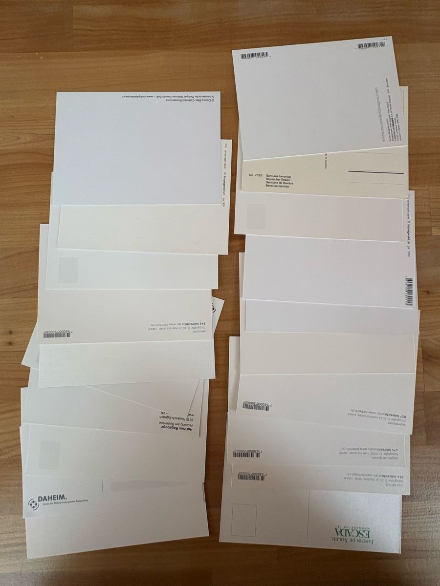 Cartoline postali: 20 AK Pflanzen / Blumen – Nuovo (secondo la descrizione) da Rümlang venduto da Kartenpost1 1