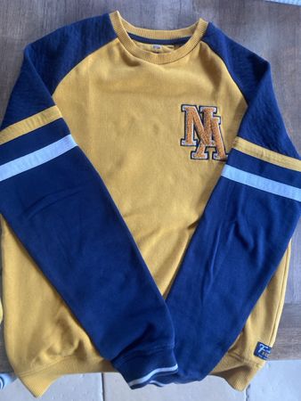 Pull garçon WE jaune/bleu, taille 170/176 cm