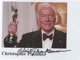 Autogrammfoto von Schauspieler Christopher Plummer KAD, †