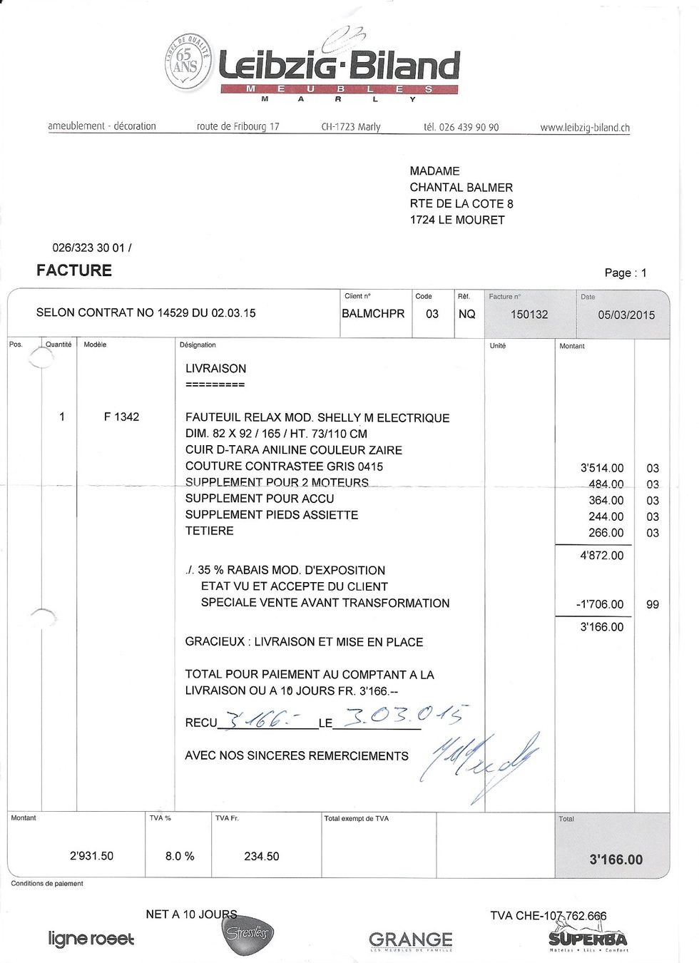 Poltrone: fauteil relax mod.shelly m àlectrique – Usato da Le Mouret venduto da kikou02 2