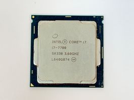 CPU Intel Core i7 7700, 8 MB Cache, 3.60 GHz