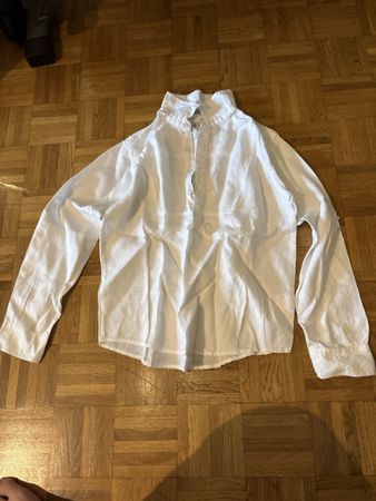 Chemise Okaidi blanche taille 12 ans 150 cm état neuf