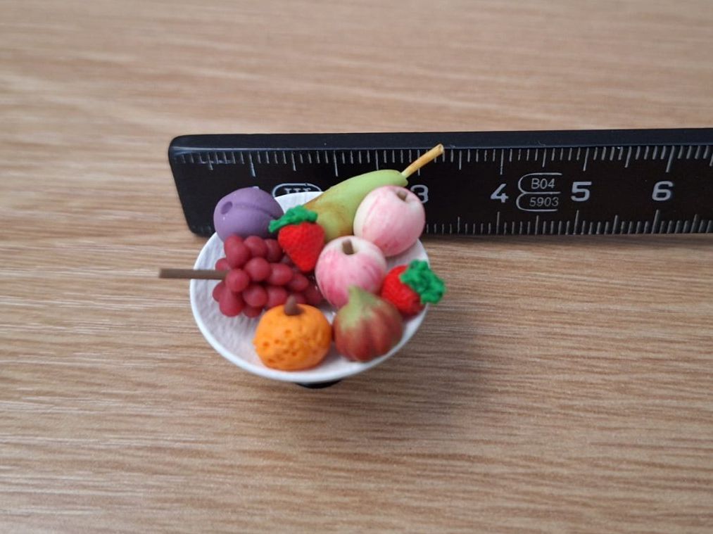 Case e mobili per bambole: Puppenhaus Früchteetagere – Nuovo (secondo la descrizione) da Zürich venduto da HandmadeTinyFood 1