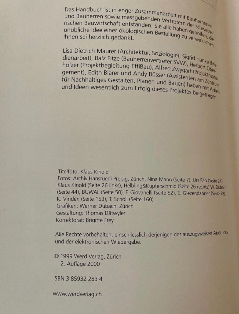 Libri: oekologische Baukompetenz zhaw – Usato da Hüntwangen venduto da fra_7nd2 2