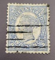 Australische Staaten - Queensland alte briefmarke