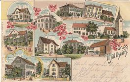 AK  Gruss aus Müllheim Litho 1901