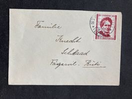 Schweiz 1951 Neujahrsgruss PJ-Briefli 5 Rp STEG (TÖSSTAL)