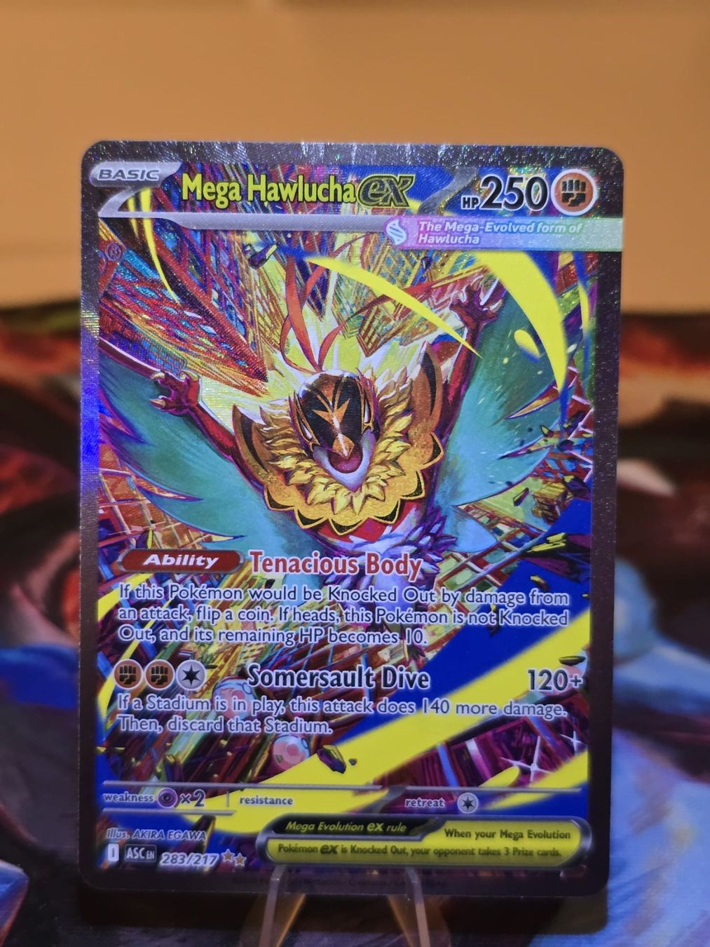 Pokémon Sammelbilder & Trading cards: Mega Hawlucha (ASC 283) – Gebraucht aus Lenzburg von AkuyakuTCG