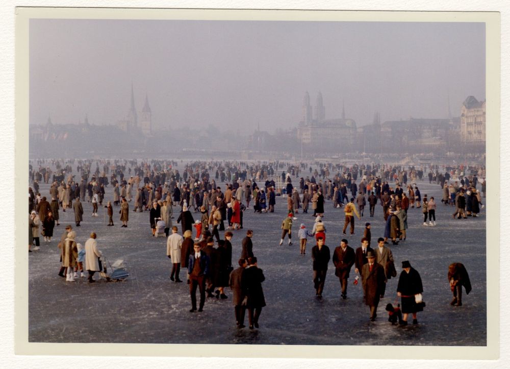 Foto, Zürich Seegfrörni , 17. Februar 1963 Kaufen auf Ricardo